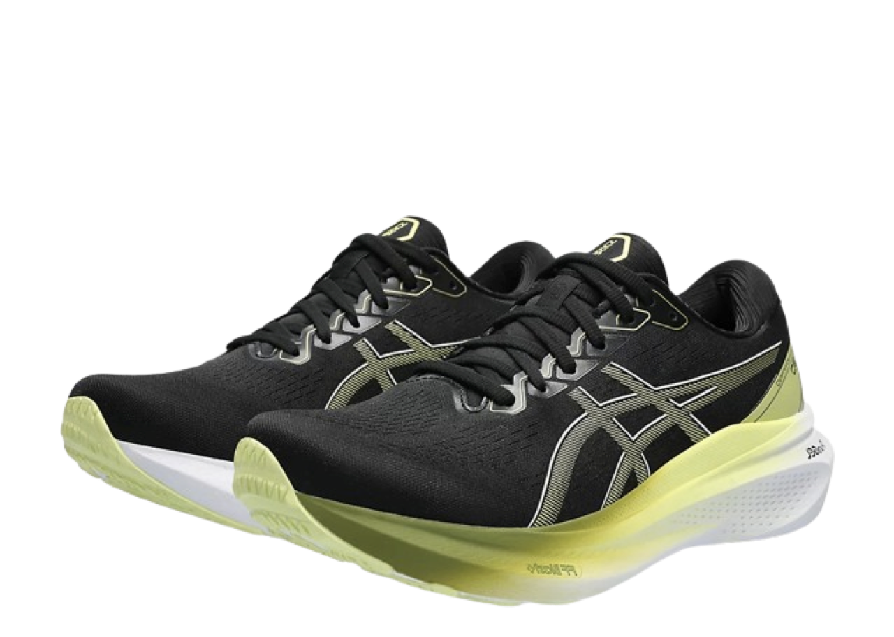 ASICS Gel Kayano 30 Extra Wide Black Glow Yellow - photo 2