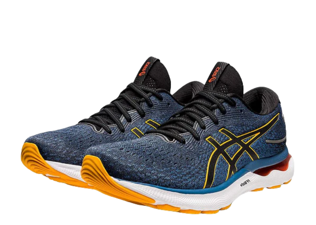 ASICS Gel-Nimbus 24 2E Wide Azure Amber - photo 2