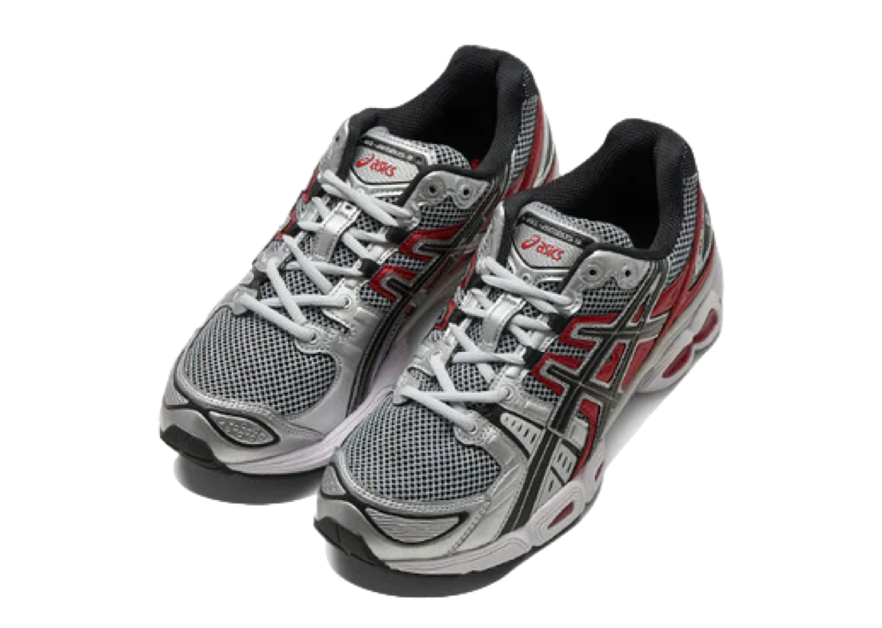 ASICS Gel-Nimbus 9 Pure Silver Classic Red - photo 2