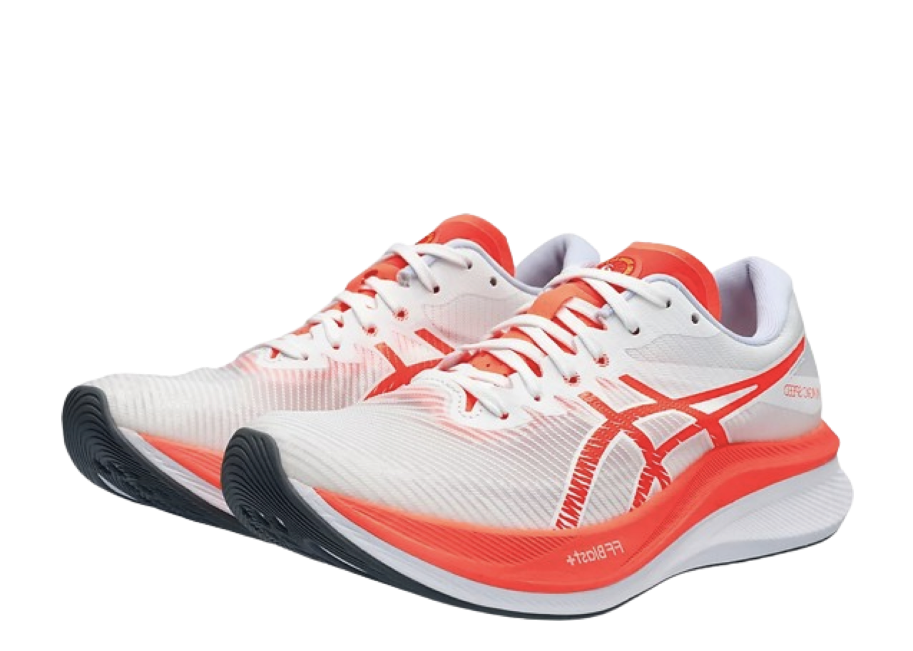 ASICS Magic Speed 3 White Sunrise Red - photo 2