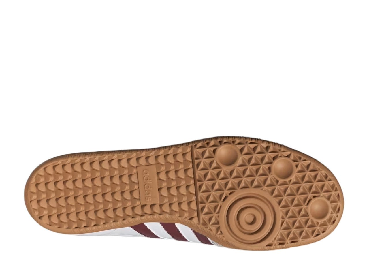 Adidas Samba OG White Burgundy Gum - photo 4