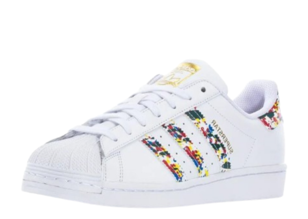 Adidas Superstar White Mult-Color Splatter - photo 2