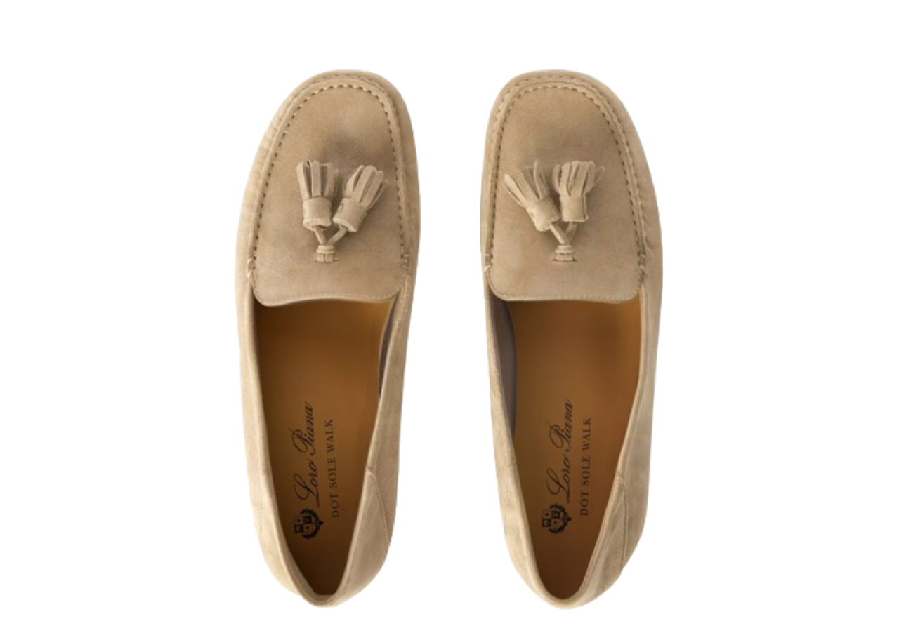 Loro Piana Dot Sole Walk Mocassin Cashew Butter - photo 2