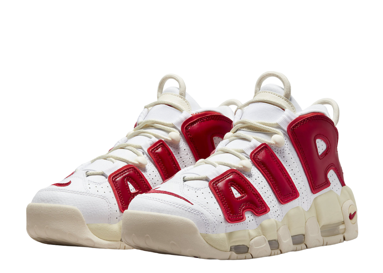 Nike Air More Uptempo White University Red (Women's) - photo 2