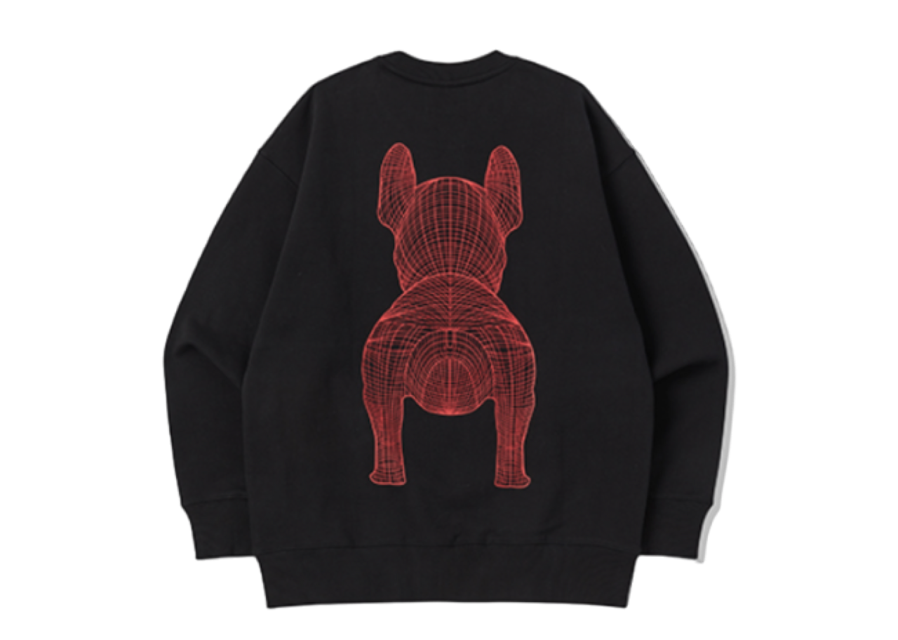 Lifework Big Radog Sweatshirt Black Red - photo 2