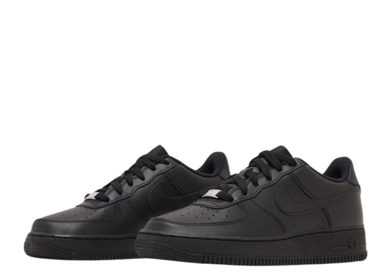 Nike Air Force 1 LE Triple Black (Grade School) - photo 2