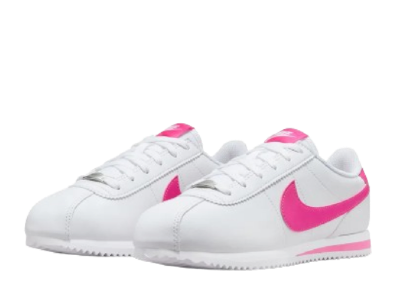 Nike Cortez White Laser Fuchsia (Grade School) - photo 2