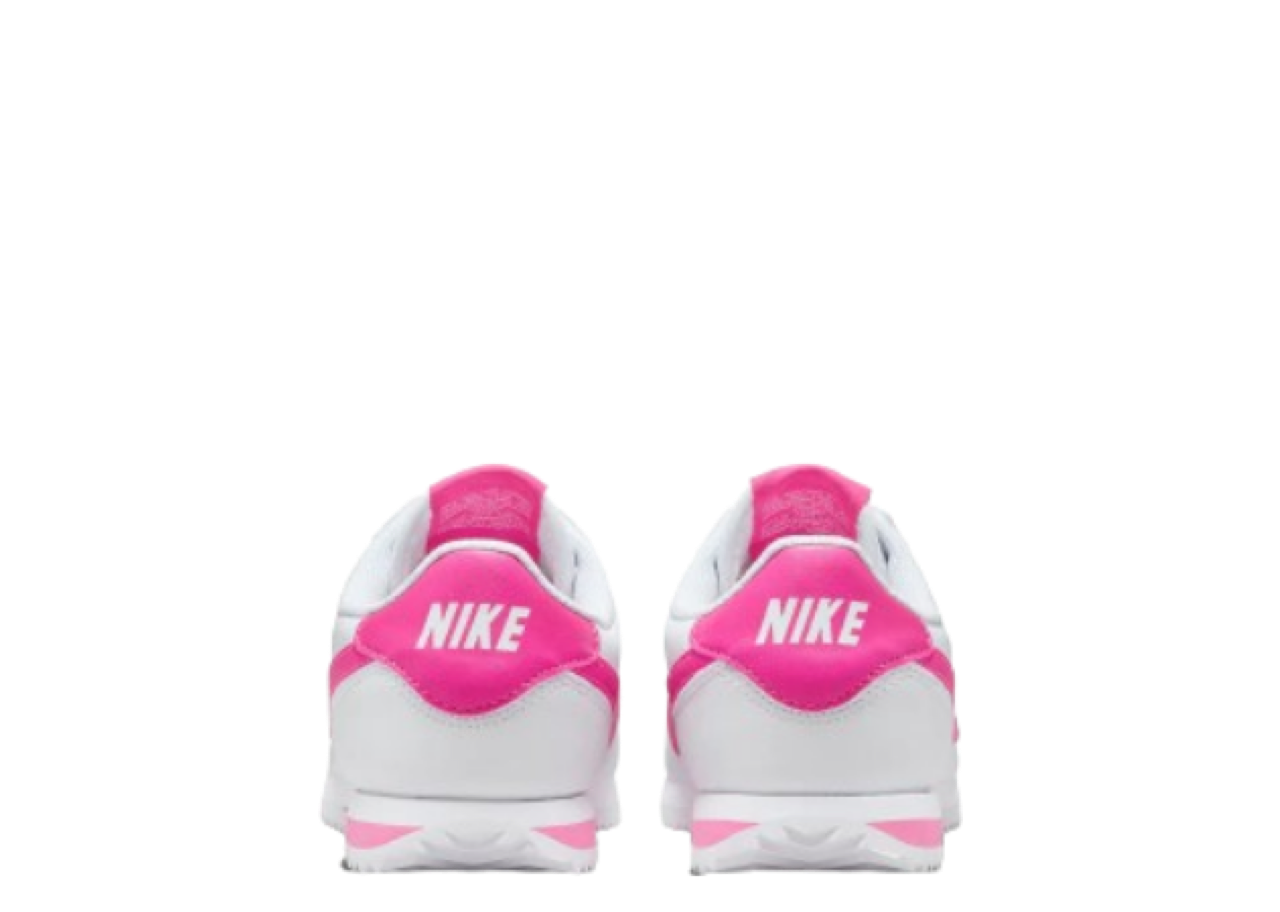 Nike Cortez White Laser Fuchsia (Grade School) - photo 3