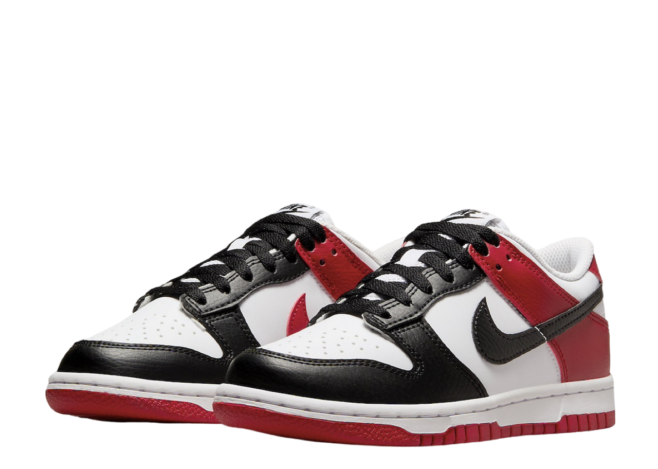 Nike Dunk Low Black Toe (Grade School) - photo 2