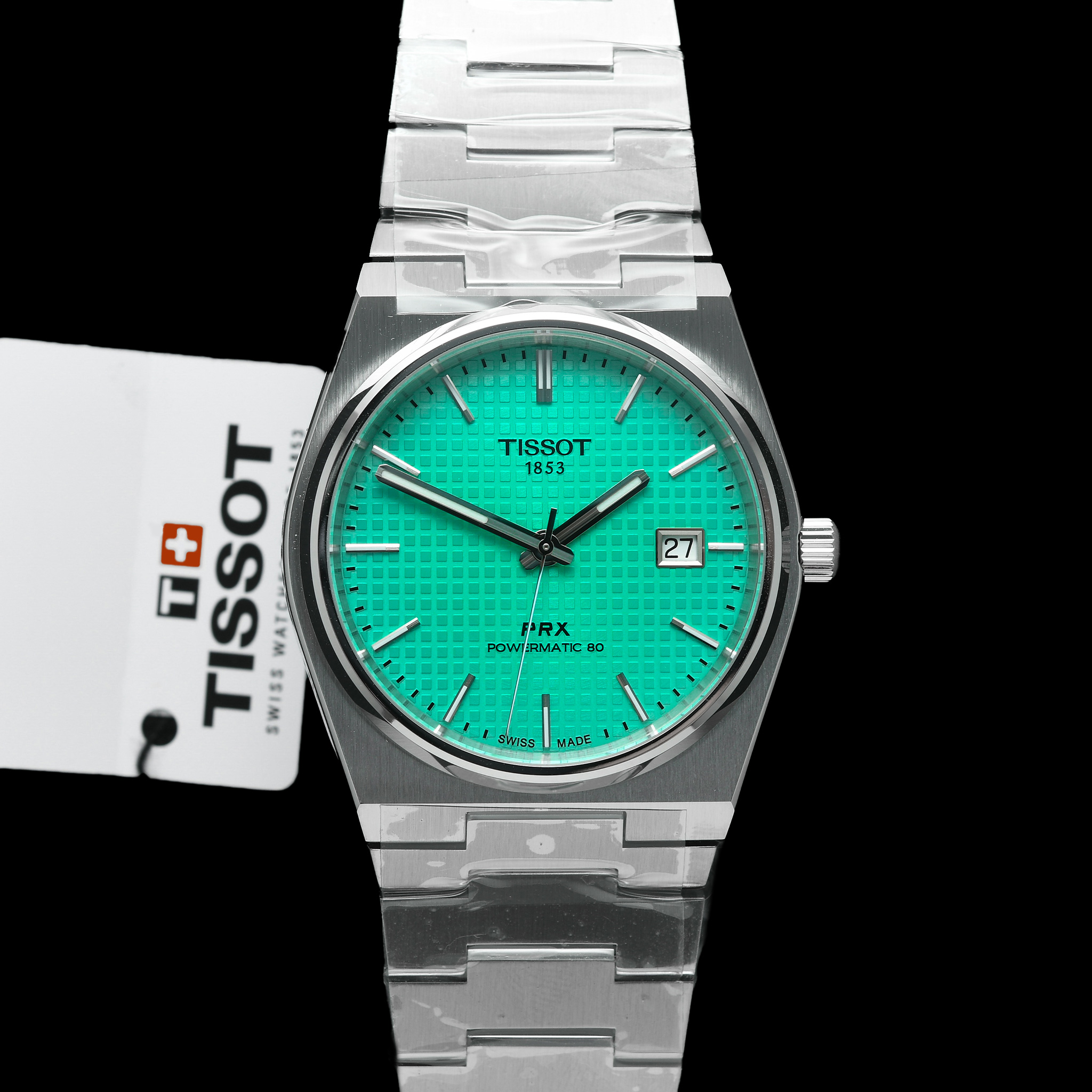 Tissot Prx Powermatic 80 Mint Green Ref: T137.407.11.091.01 - photo 2