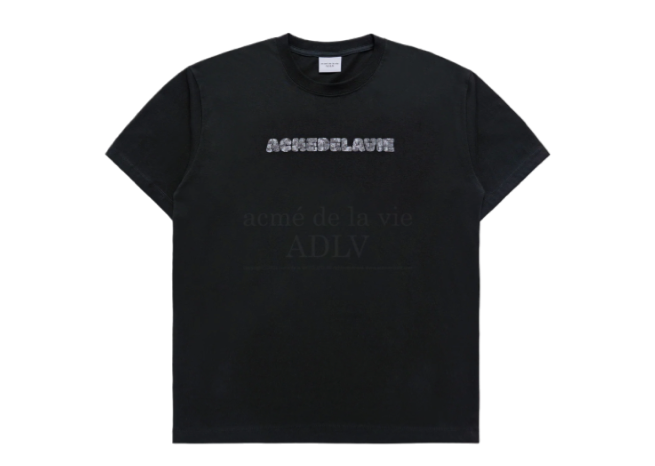 Acme De La Vie Bear Doll Fuzzy Rabbit T-Shirt Black - photo 2