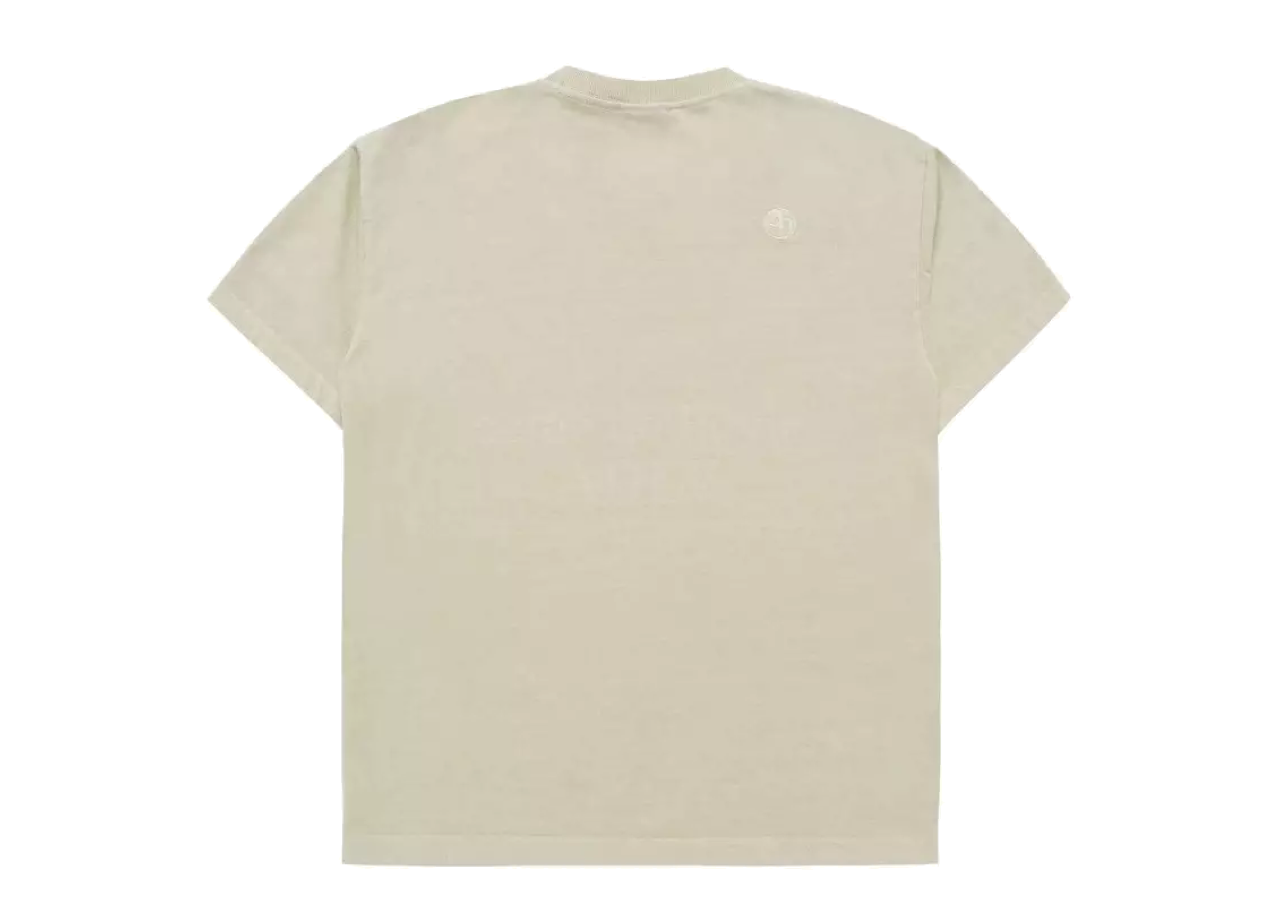 Acme De La Vie Basic Logo Pigment Washing T-Shirt Beige - photo 2