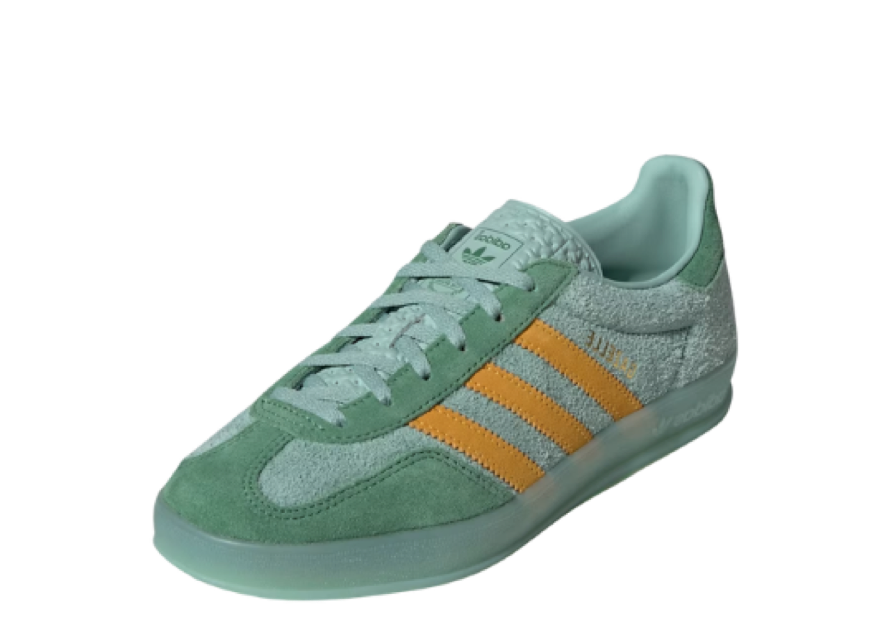 Adidas Gazelle Indoor Hazy Green Crew Yellow (Women's) - photo 2
