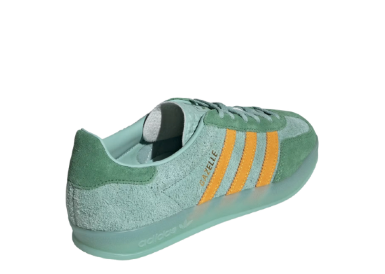 Adidas Gazelle Indoor Hazy Green Crew Yellow (Women's) - photo 3