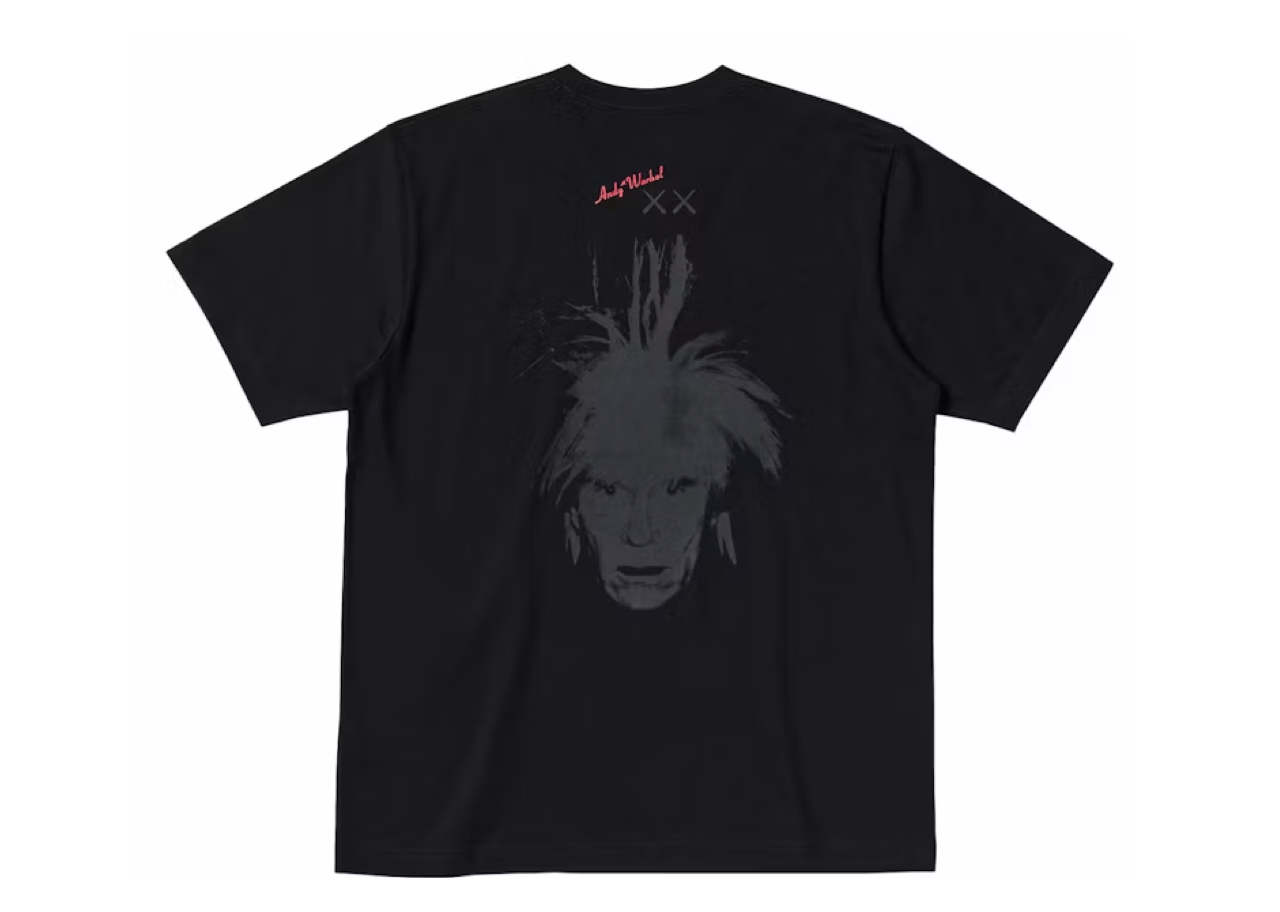 Uniqlo X Kaws Warhol UT Logo Andy Black - photo 2