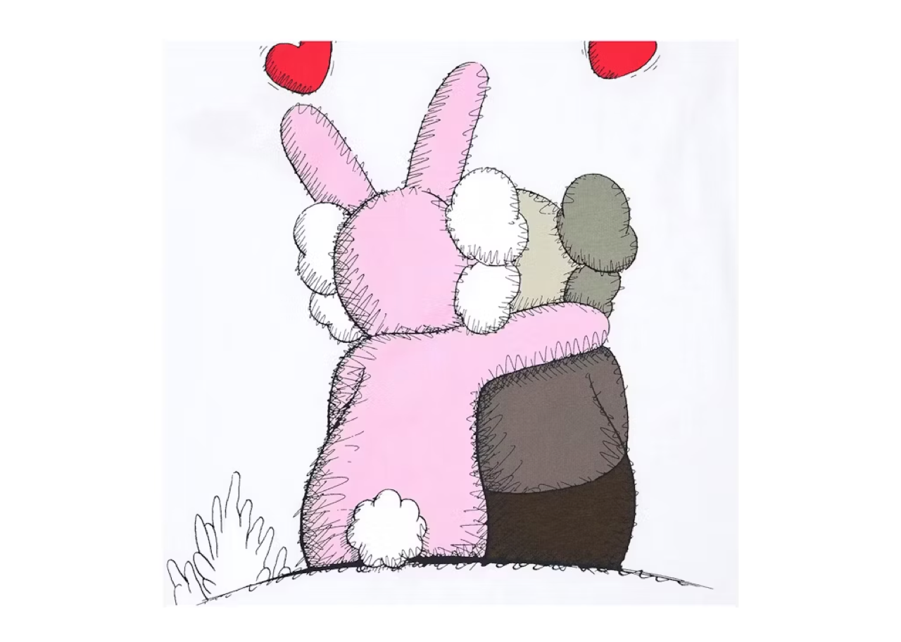 Uniqlo X Kaws Warhol UT White Love Pink - photo 3