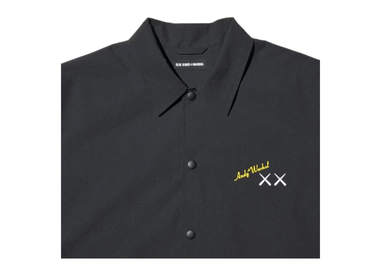 Uniqlo X Kaws X Warhol Coach Jacket Black - photo 4