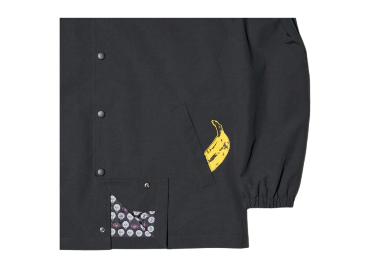 Uniqlo X Kaws X Warhol Coach Jacket Black - photo 3