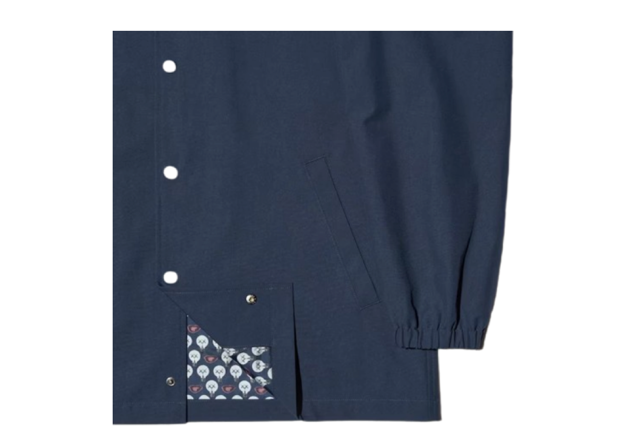 Uniqlo X Kaws X Warhol Coach Jacket Navy - photo 4
