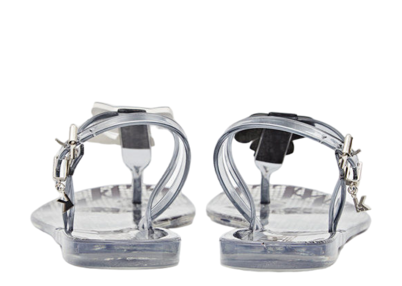 Karl Lagerfeld Ikonic Jelly Sling Strap On Mid Grey - photo 3