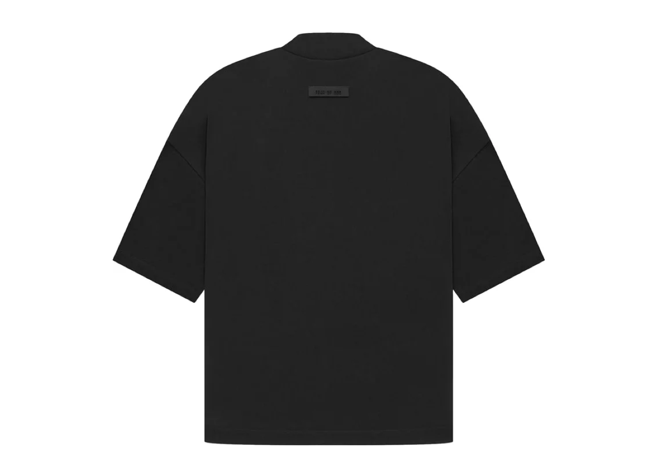Fear Of God Essentials Arch Logo Tee Jet Black - photo 2