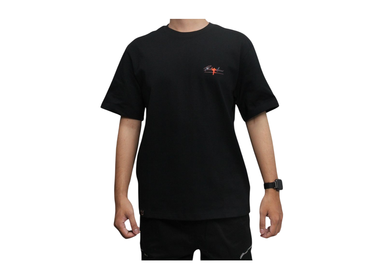 Ricky Is Clown Shanhe Tears Smiling T-shirt Black - photo 2