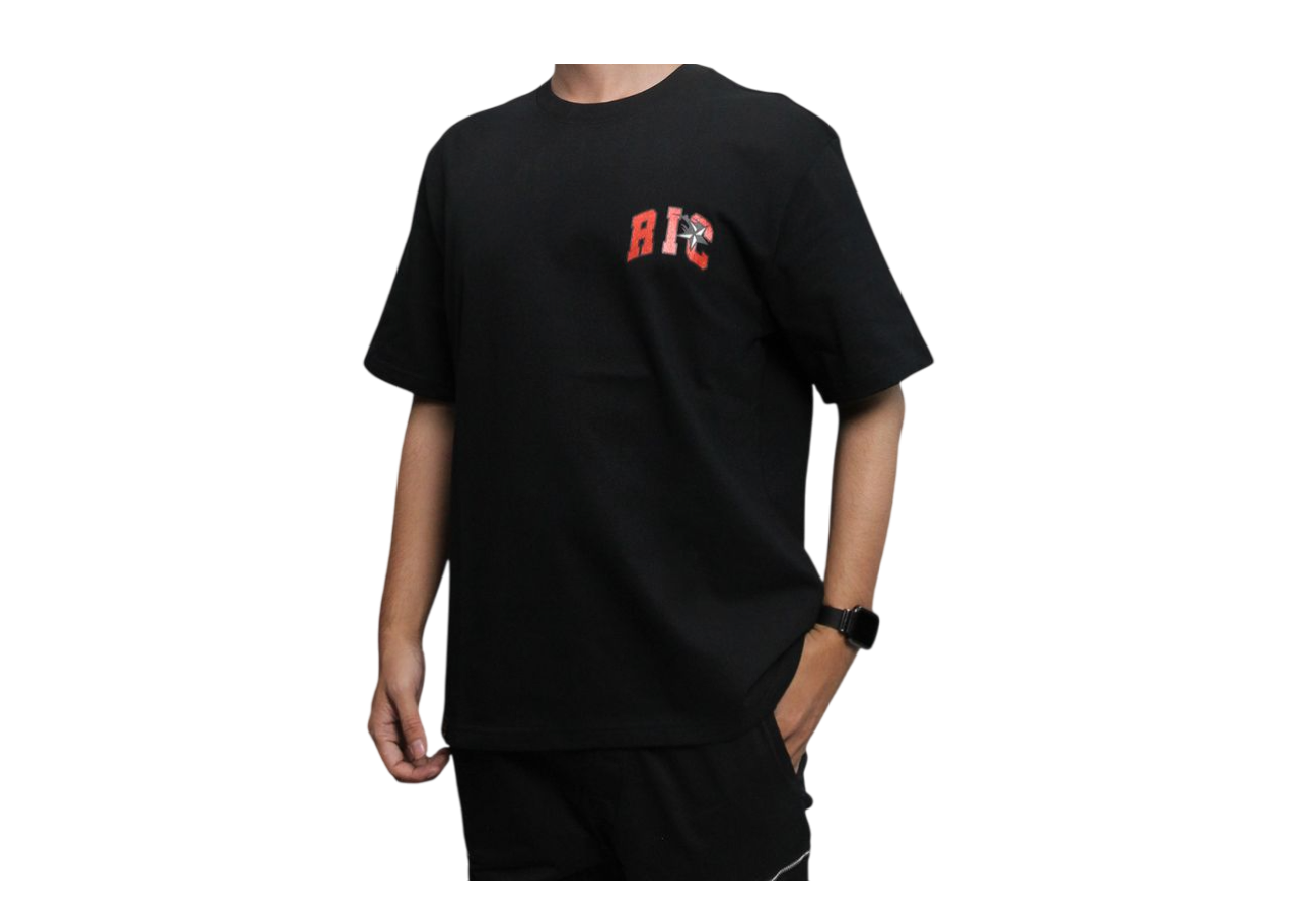 Ricky Is Clown Flying Star Tears Smiling T-shirt Black - photo 2