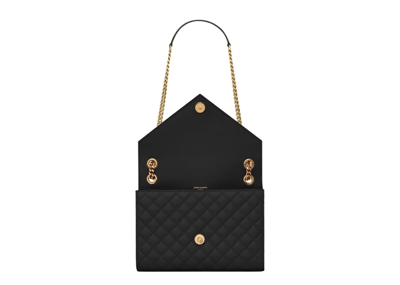 Saint Laurent Envelope Medium in Quilted Bag - photo 3