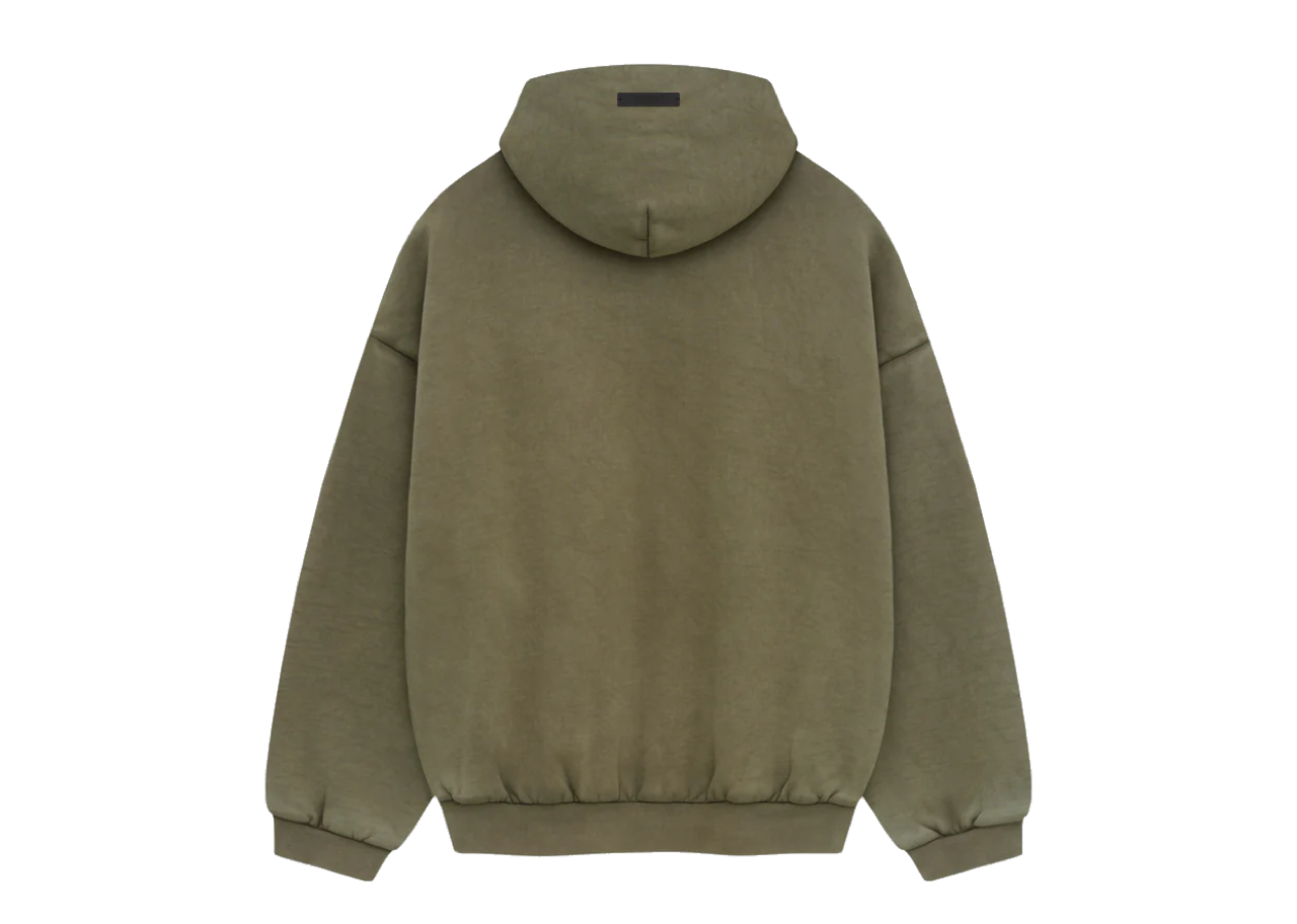 Fear Of God Essentials Homecoming Heavy Fleece Hoodie Military - photo 2