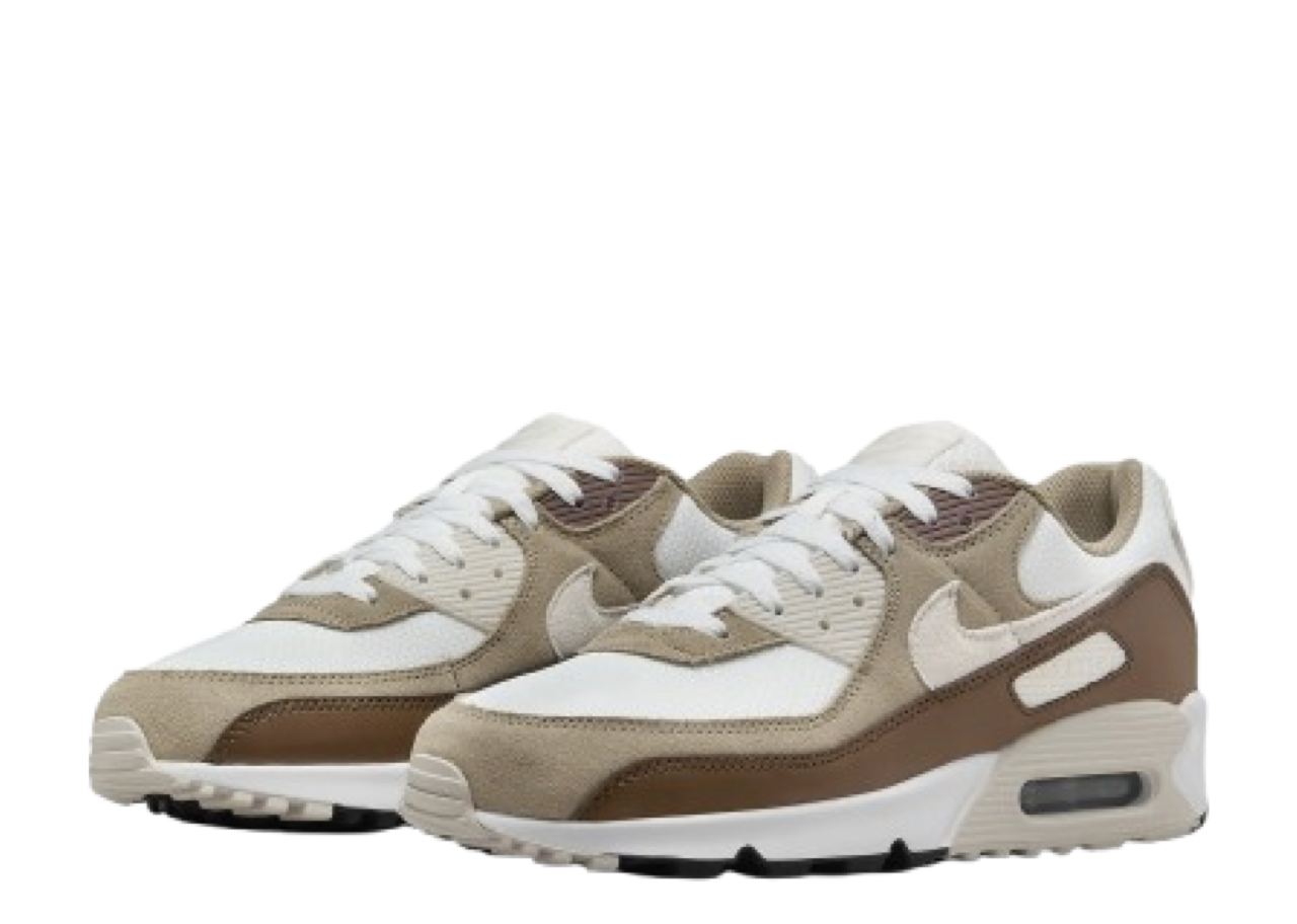 Nike Air Max 90 White Khaki Brown - photo 2