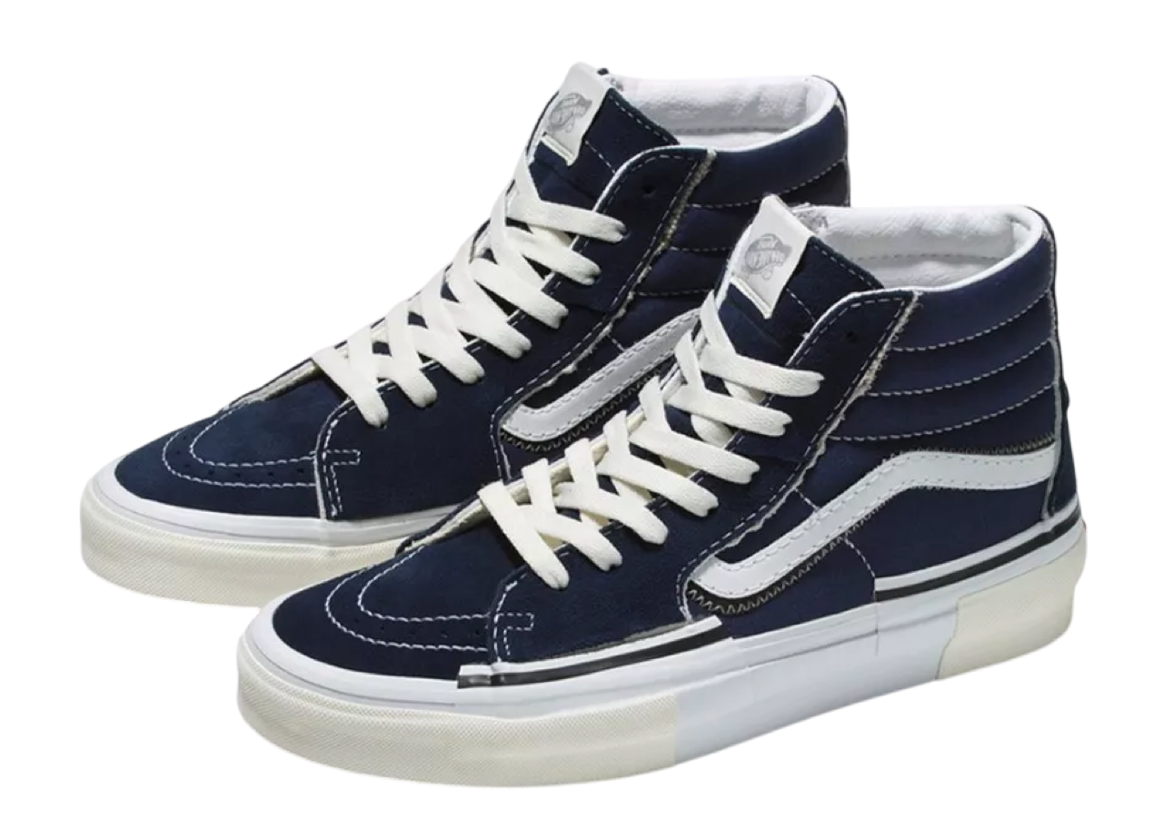Vans Sk8-Hi Reconstruct Navy White - photo 2