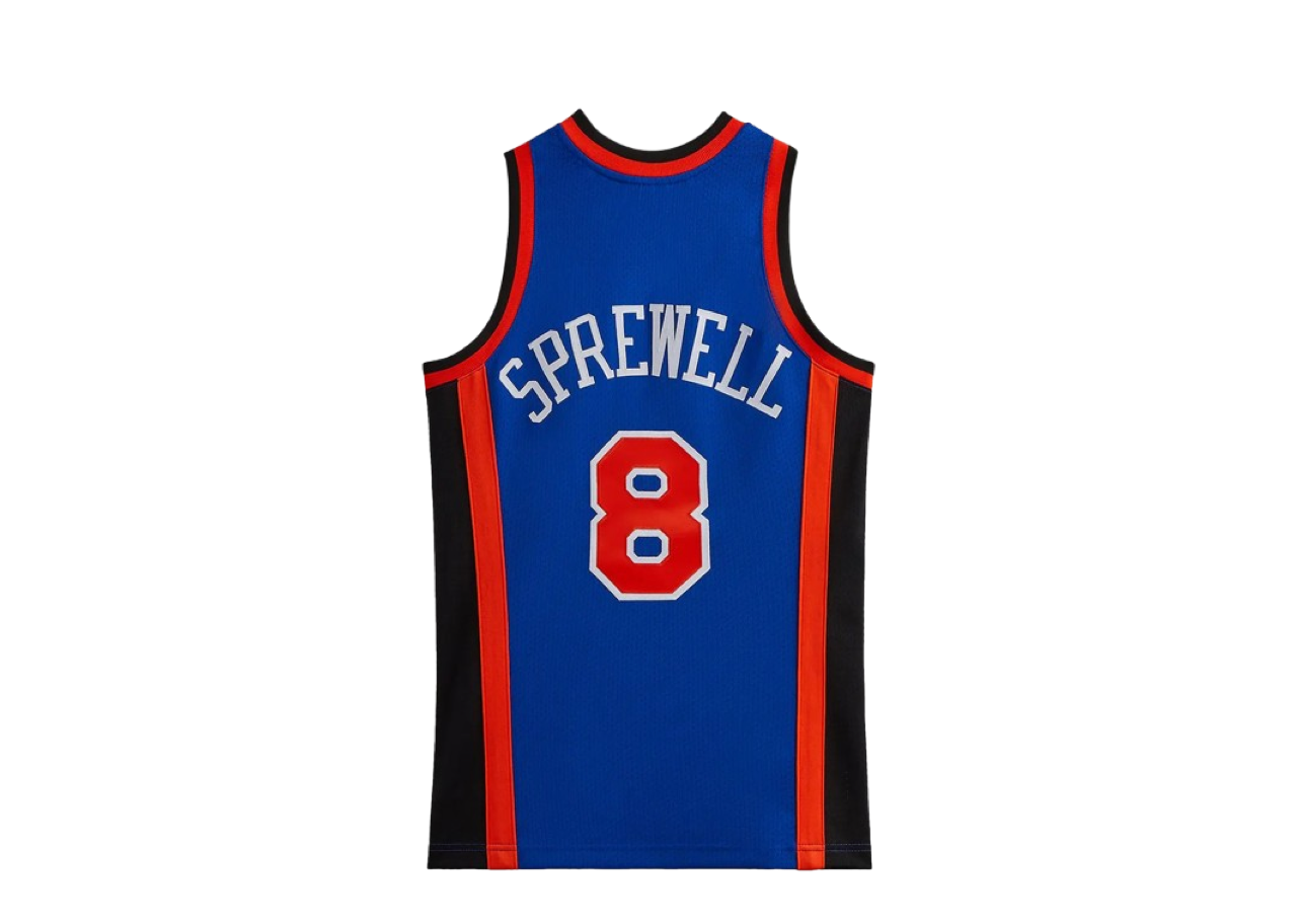 Kith And Mitchell & Ness For The New York Knicks Latrell Sprewell Jersey Knicks  - photo 2