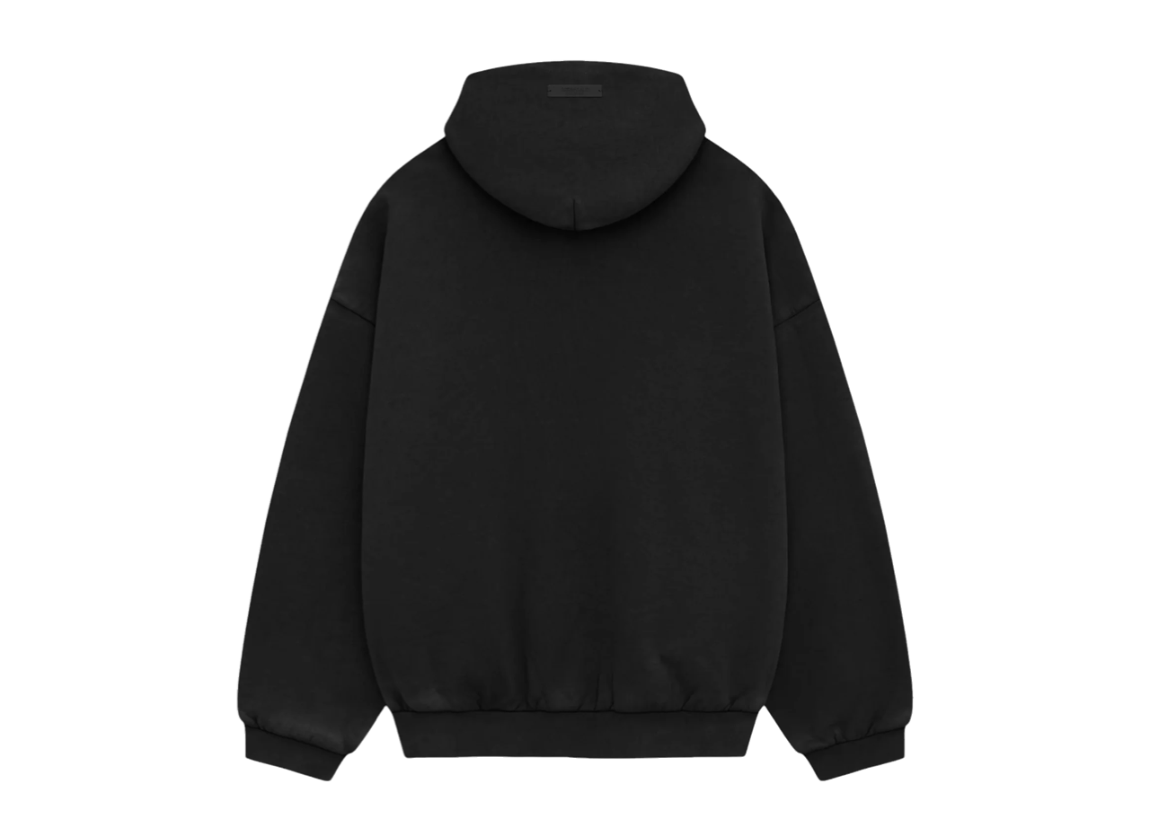 Fear Of God Essentials University Vintage Shrunken Hoodie Black - photo 2