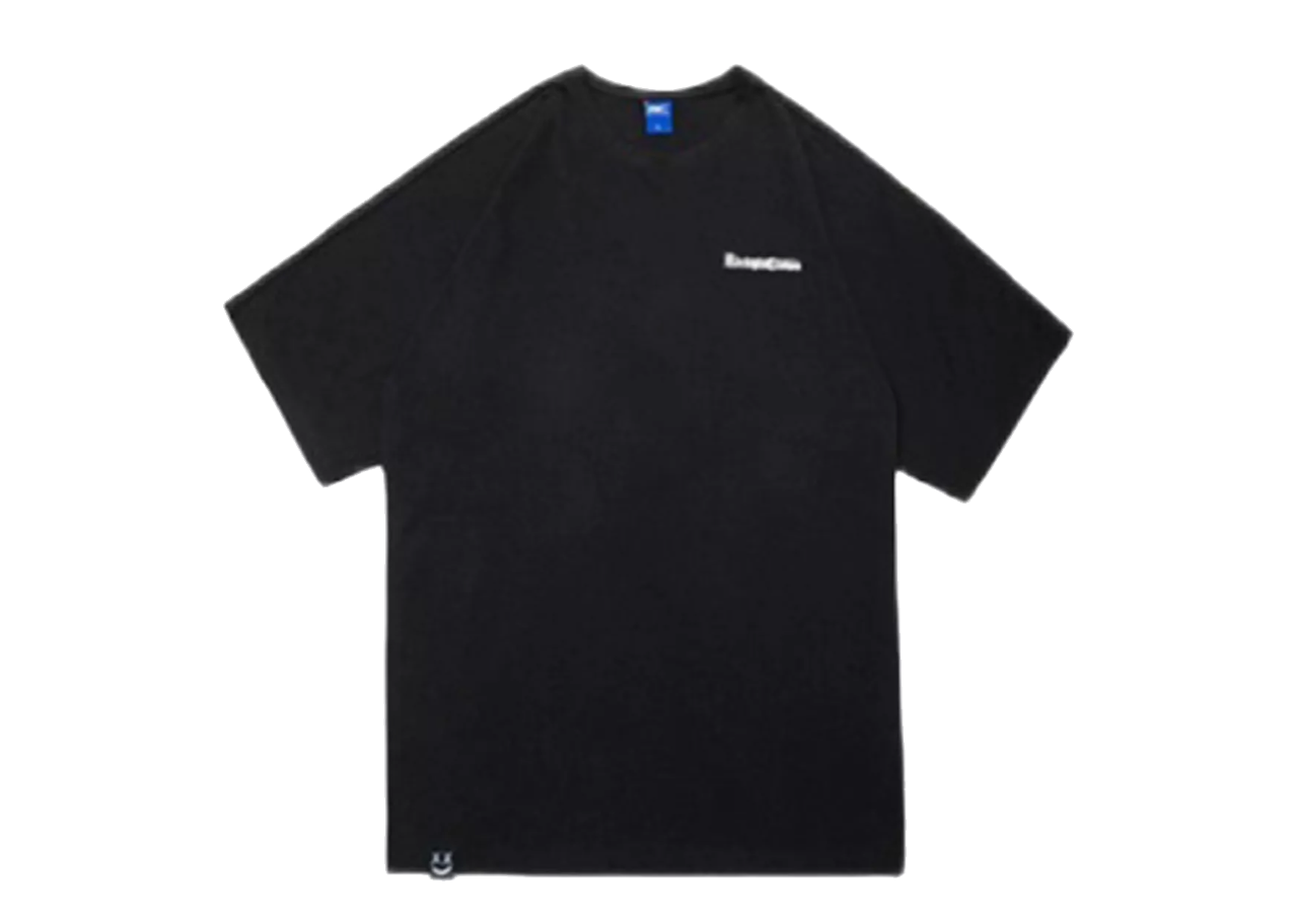Rick Is Clown Gothic Font Logo Print T-Shirt Black Oversized - photo 2