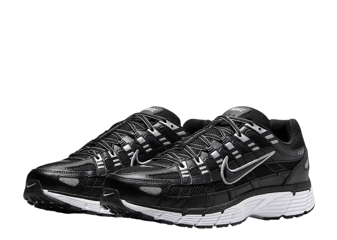 Nike P-6000 Black Metallic Silver - photo 2