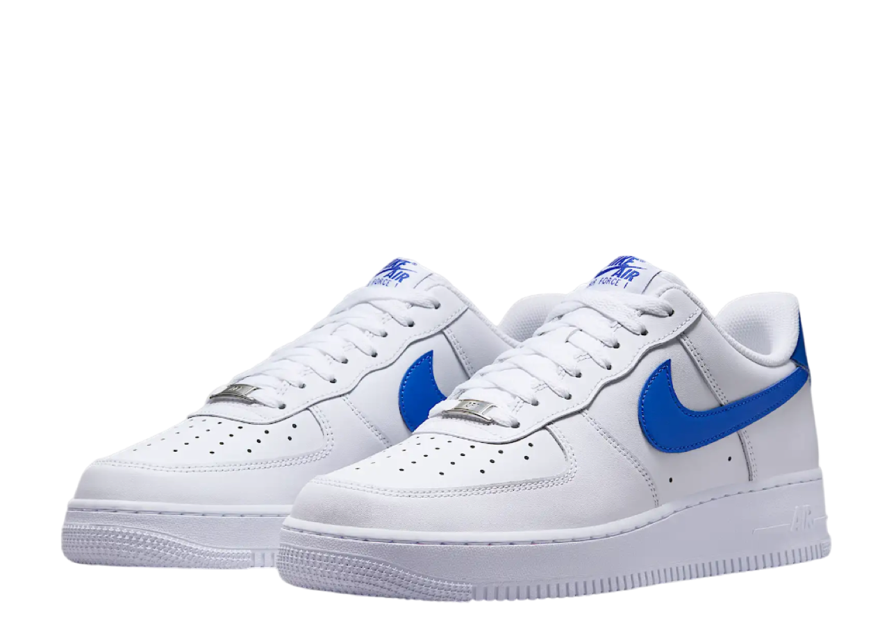 Nike Air Force 1 '07 White Hyper Royal - photo 2