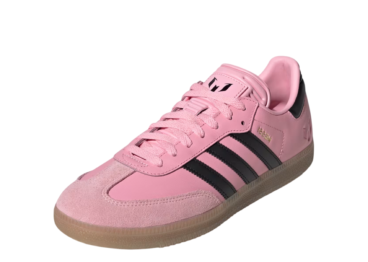 Adidas Samba Messi Light Pink Black - photo 2
