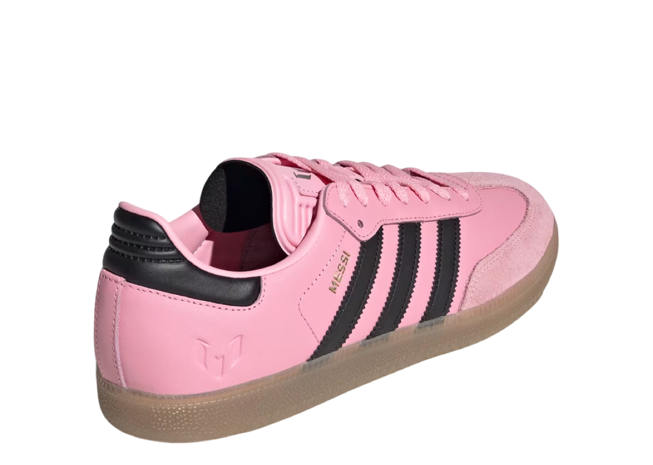 Adidas Samba Messi Light Pink Black - photo 3