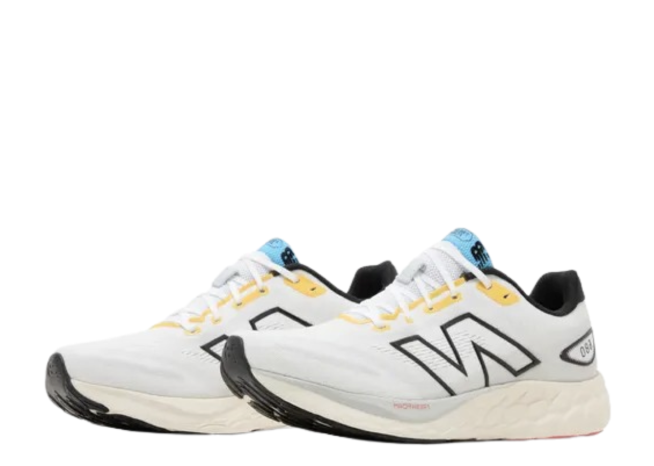 New Balance Fresh Foam 680v8 White Ginger Lemon - photo 2