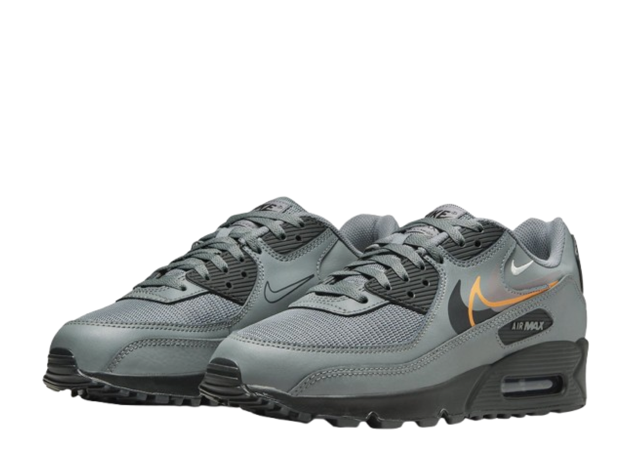 Nike Air Max 90 Multi Swoosh Smoke Grey Mandarin - photo 2