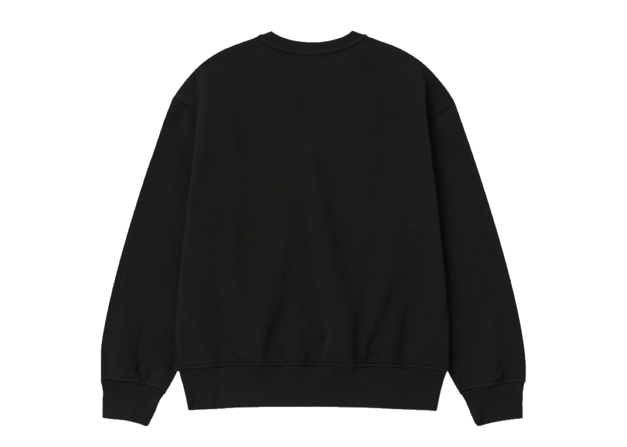 Nerdy Serif Arch Logo Sweatshirt Black - photo 2