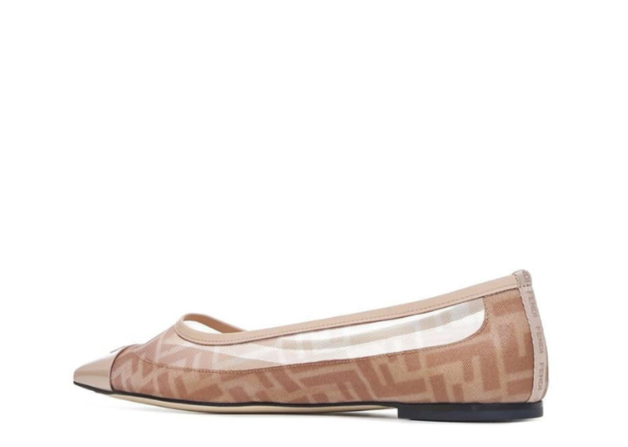 Fendi Colibri Pointed Toe Ballerina Flat - photo 3