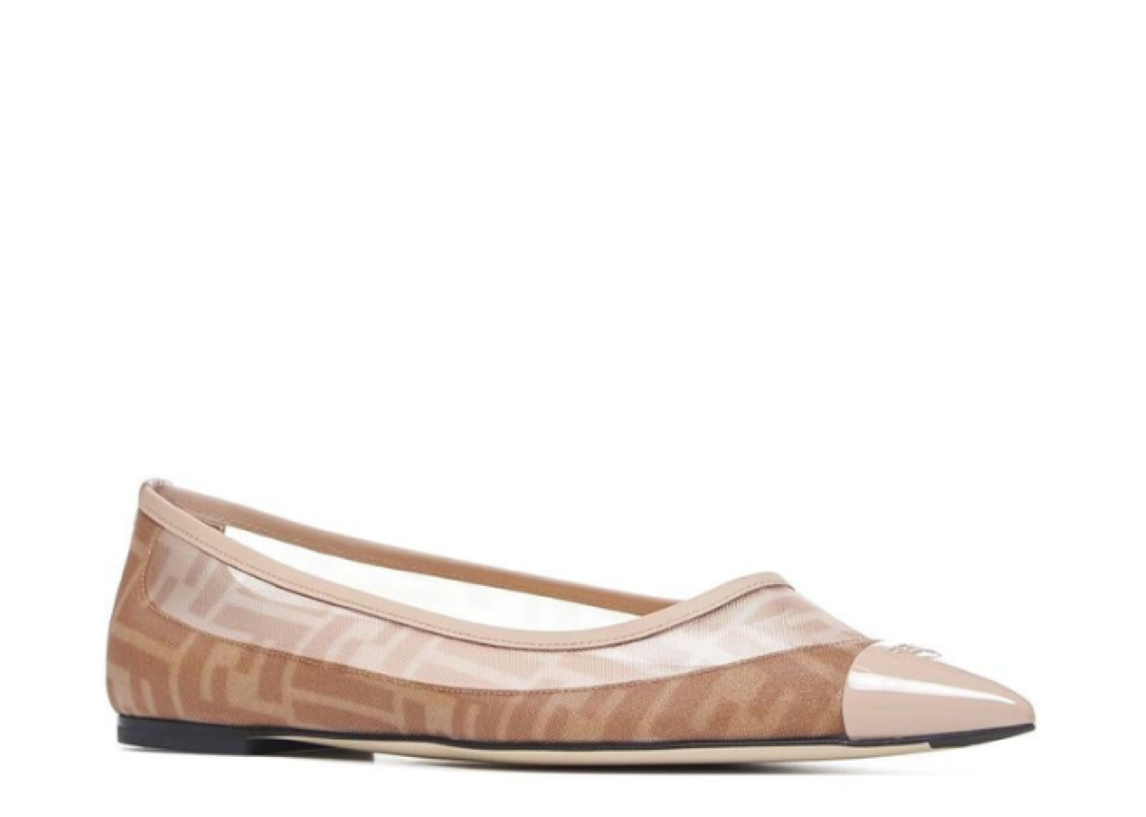 Fendi Colibri Pointed Toe Ballerina Flat - photo 2