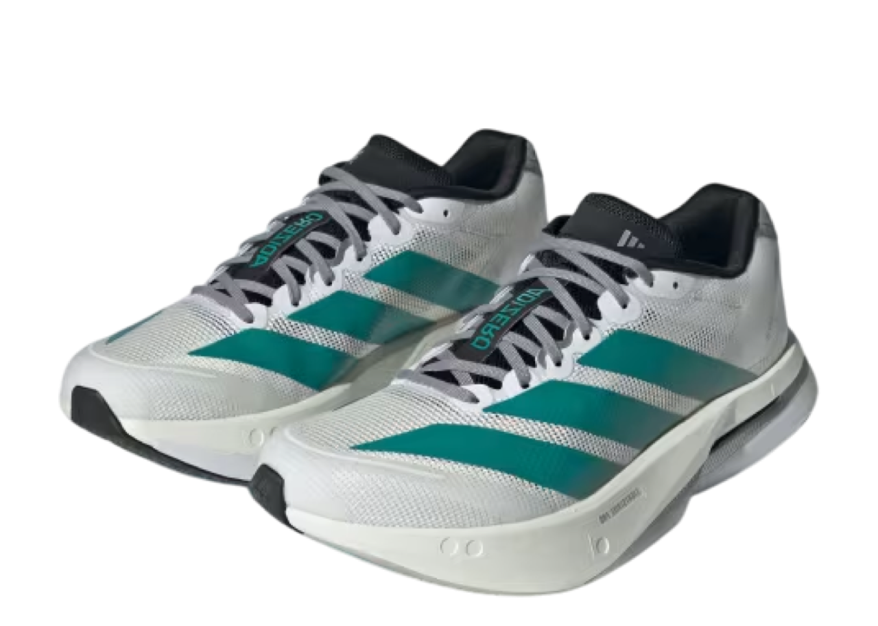 Adidas Adizero Boston 13 White Pure Teal - photo 2