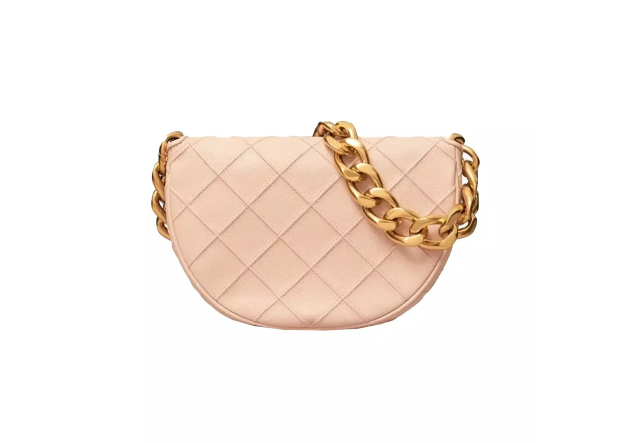 Tory Burch Fleming Soft Polished - Grain Mini Crescent Bag - photo 2
