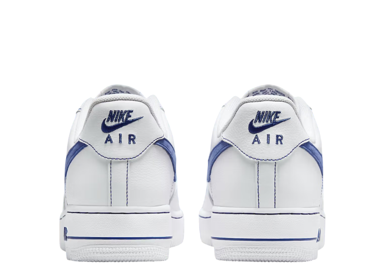 Nike Air Force 1 Low '07 LV8 White Deep Royal Blue - photo 3