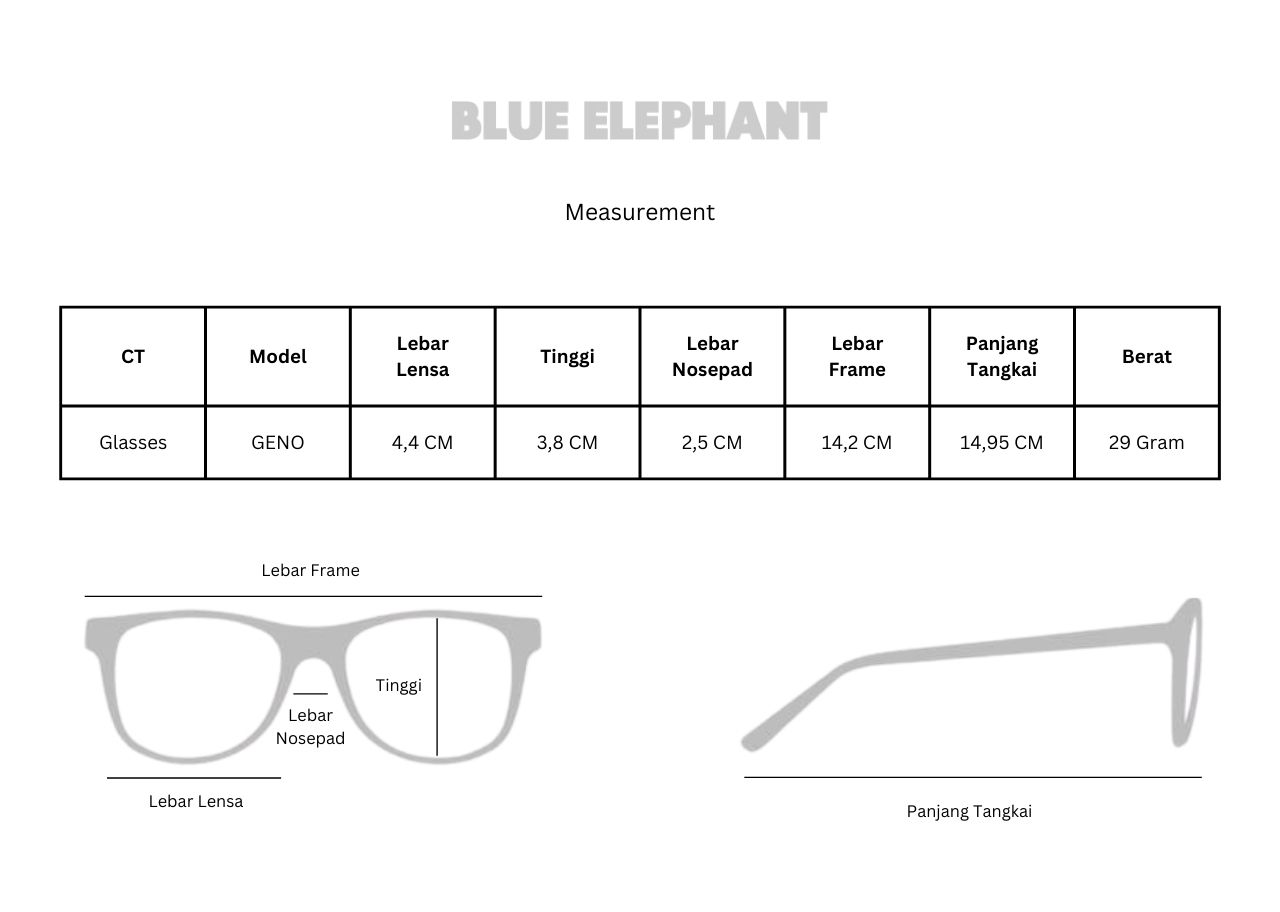 Blue Elephant Glasses Geno Half Brown - photo 6