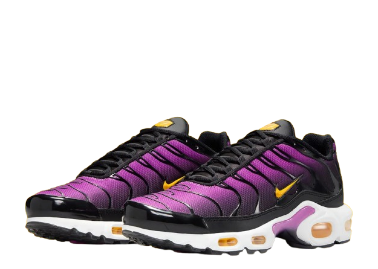 Nike Air Max plus Black Laser Orange White Hyper Violet (Women's) - photo 2