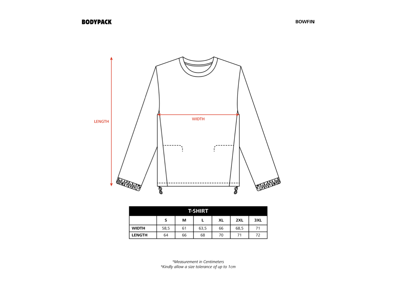 Bodypack Bowfin Long Sleeves T-shirt White - photo 4