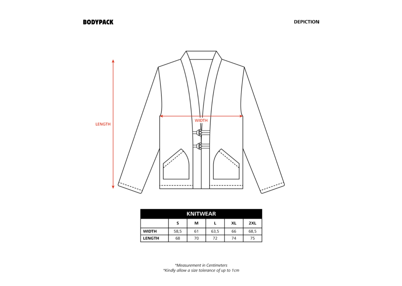 Bodypack Depiction Cardigan Navy - photo 3